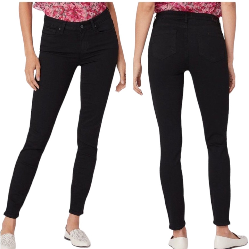 PAIGE Verdugo Ankle Skinny Jeans Black Size 27